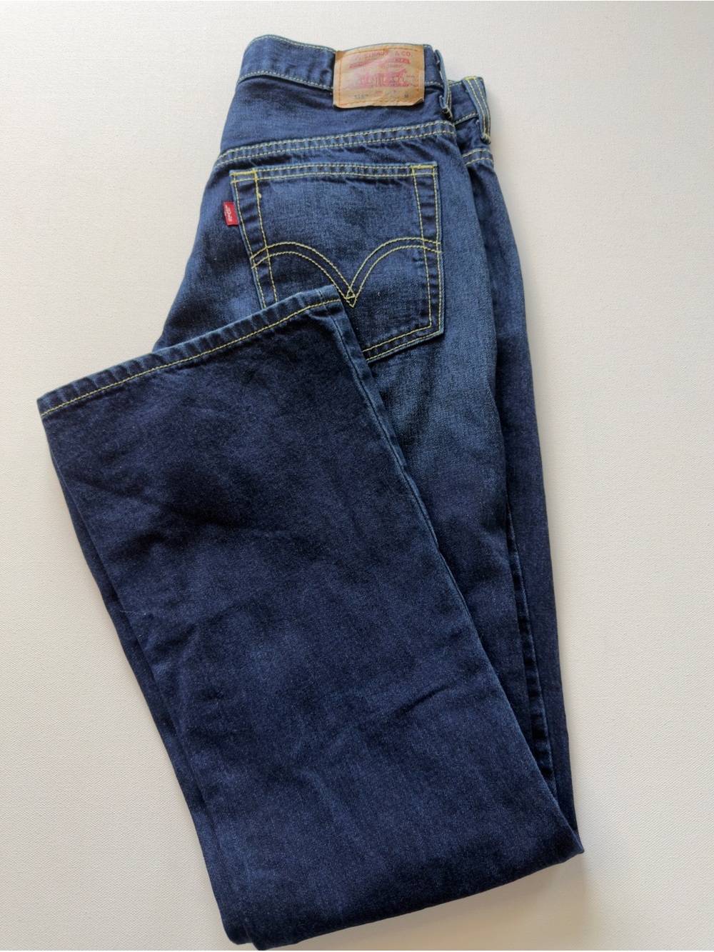EUC Women's Levi's 515 Nouveau Low-Rise Indigo Blue Bootcut 8/30" Inseam (KB7)